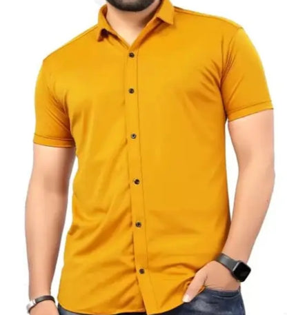 (Combo of 5+1) Plain Half Hand Lycra Shirts with Pocket Regular Fit Rs. 999 + Get Free 1 Shirt