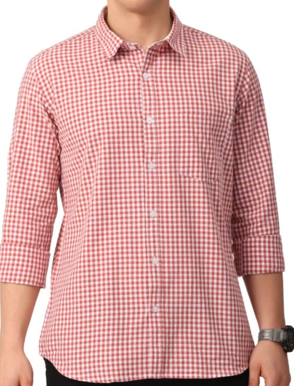 (Combo Of 3) JohnHill Slim fit Cotton Checks Shirts Rs. 899