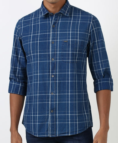 (Combo Of 4)(S, M) JohnHill Pure Office Fit Cotton Checks Shirts Rs. 1000