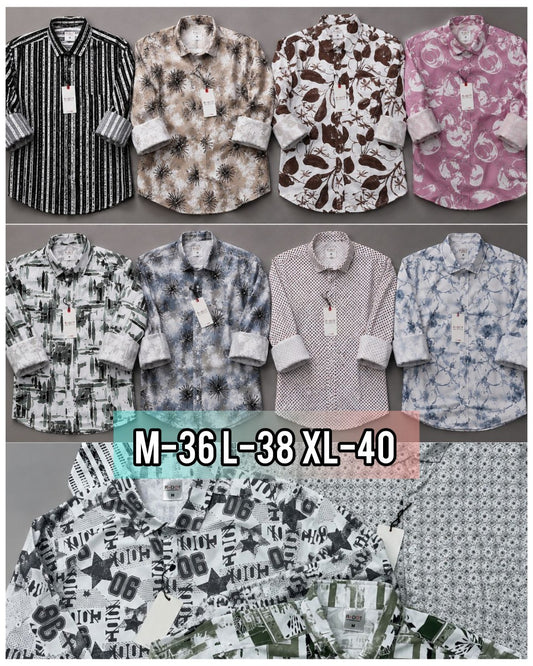 (Combo of 4) RDOT Casual Design Cotton Printed Shirts Rs. 1000