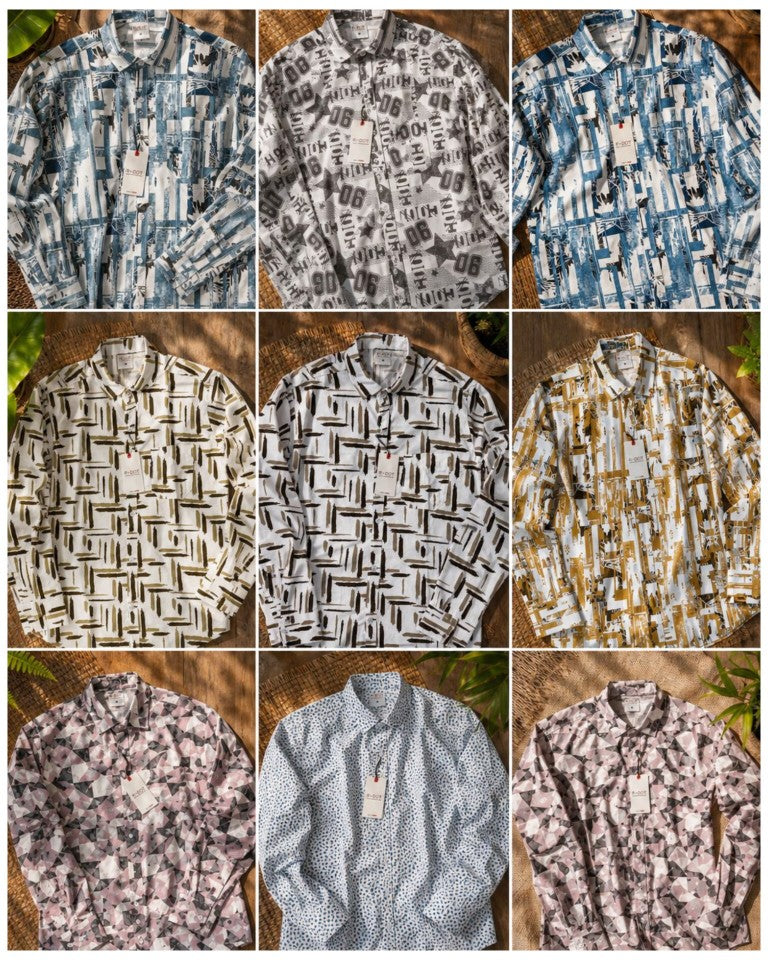 (Combo of 4) RDOT Casual Design Cotton Printed Shirts Rs. 1000