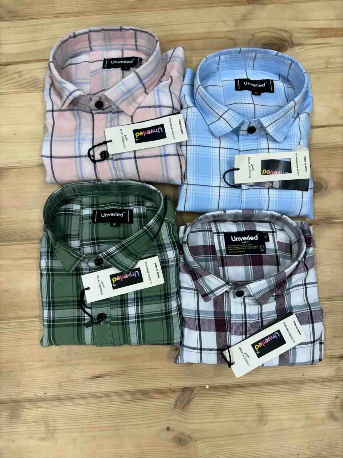 (Combo of 3) Oxford Branded Pure Cotton Shirts XL-40 Rs. 899