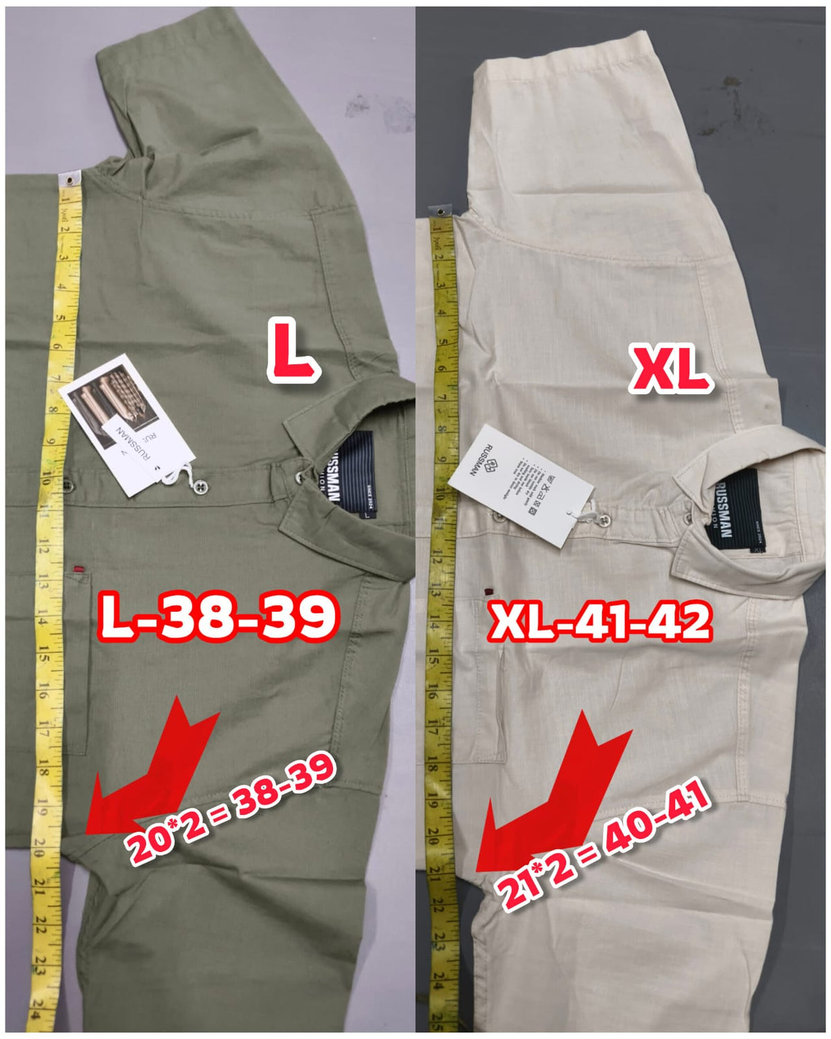 (Combo of 3)Russman Fine Linen Premium Cotton Half Sleeve Plain Shirts Rs. 1200