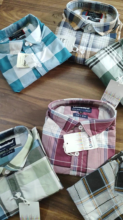 (Combo of 4) Primium Unveiled Checked Shirt Rs. 999