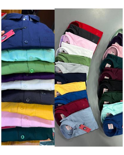 (Combo of 3) RussMan PureCotton Lenin Plain Shirts Rs. 1200