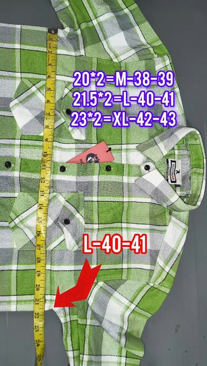 (Combo of 3) Russman Baggy DoublePocket Cotton Checked Shirt Rs. 1150