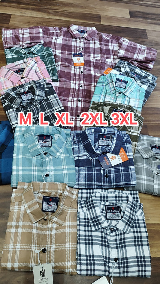 (Combo of 4) RB New Checked Shirts Rs. 999