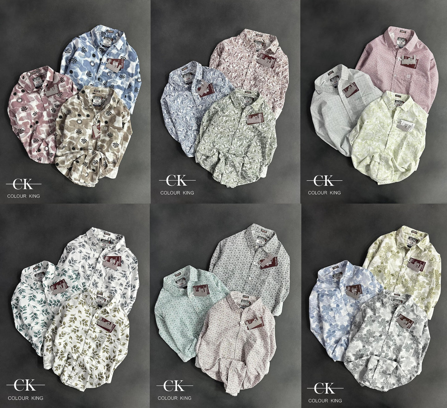 (Combo of 4)(2XL 3XL 4XL)CK Laffer Cotton Printed Shirt Rs. 1100