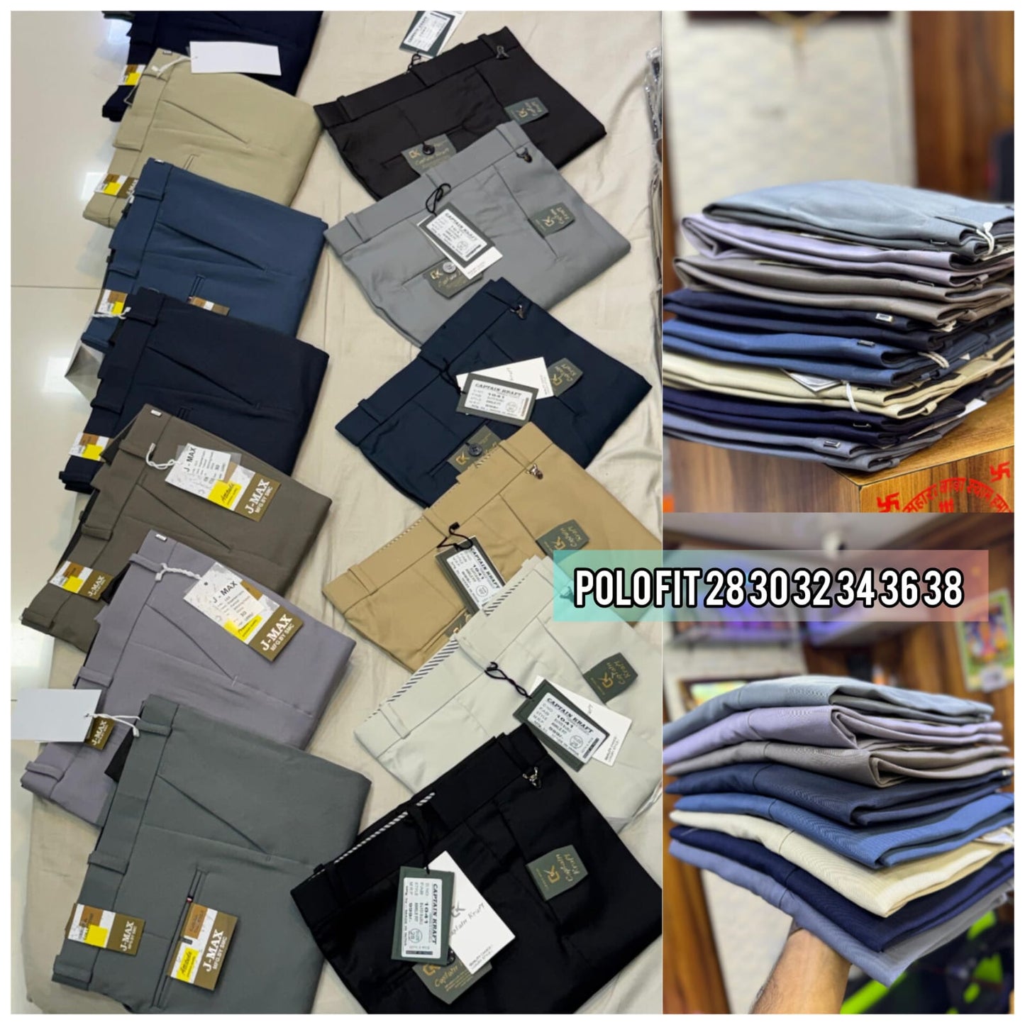 (Combo of 2) JMax-Capture Polo Fit Mixcotton Men's Regular Pant Rs. 900