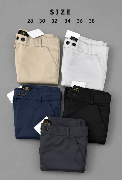 (Combo of 3) 28 to 38 Men's Polo Lycra Formal Regular Pant Rs. 1000