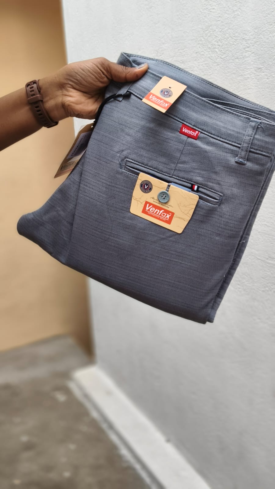 (Combo of 2)(32 To 38)VenFax Lenin Pure Cotton Men's Regular Pant Rs. 999