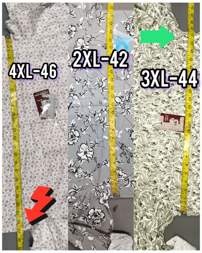 (Combo of 4)(2XL 3XL 4XL)CK Laffer Cotton Printed Shirt Rs. 1100