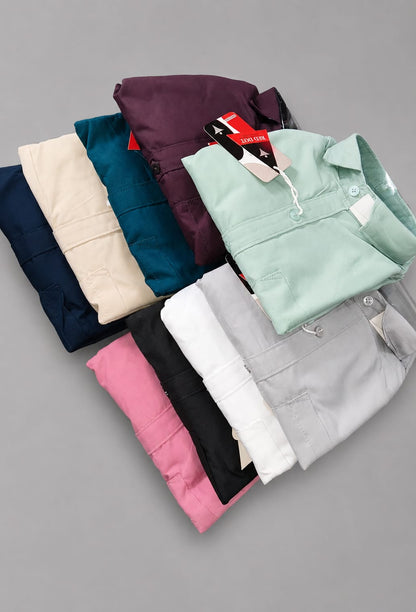 (Combo of 4) RedDot Premium Cotton Plain Shirts Rs. 1050