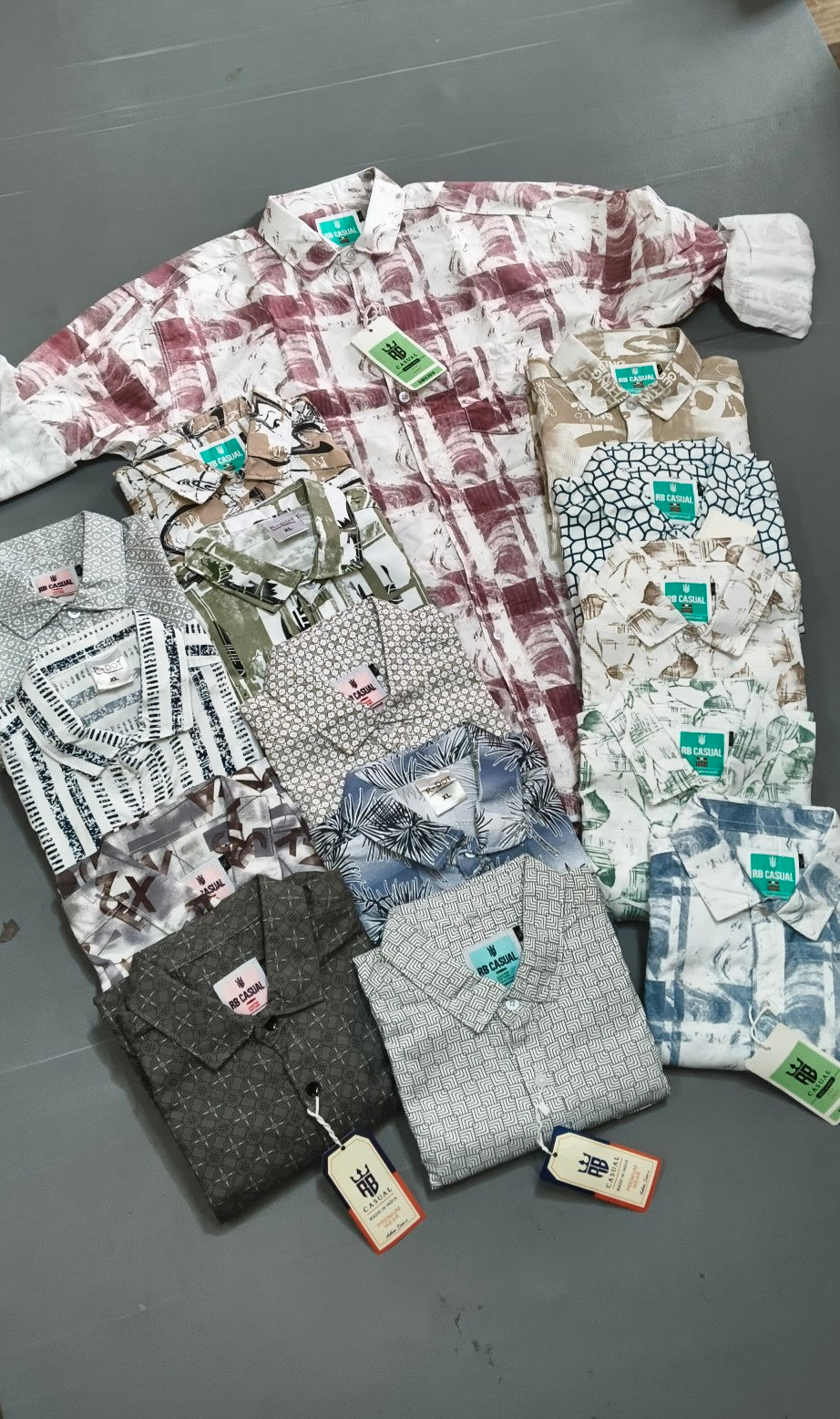 (Combo of 5) RBCasual Design Laffer Cotton Printed Shirts Rs. 1050