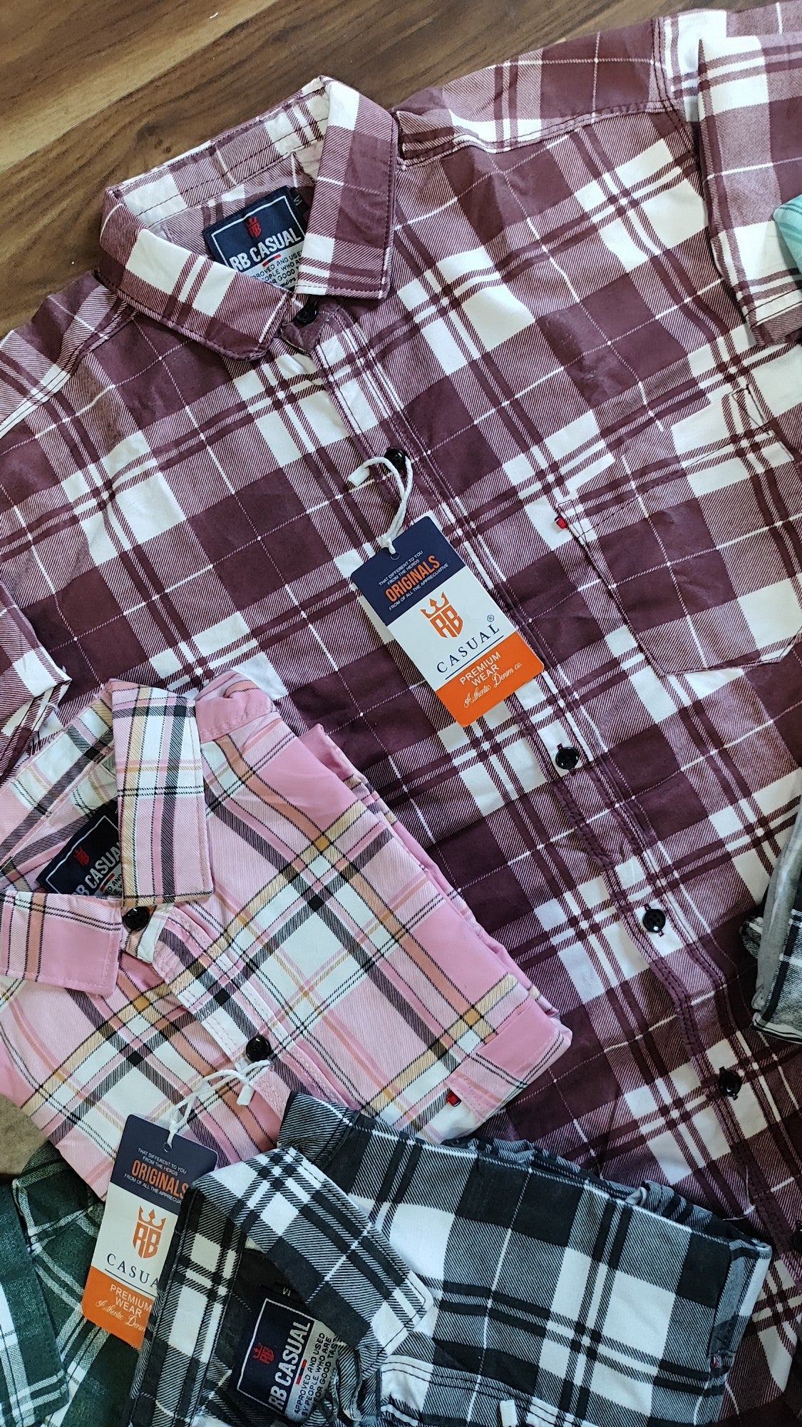 (Combo of 4) RB New Checked Shirts Rs. 999