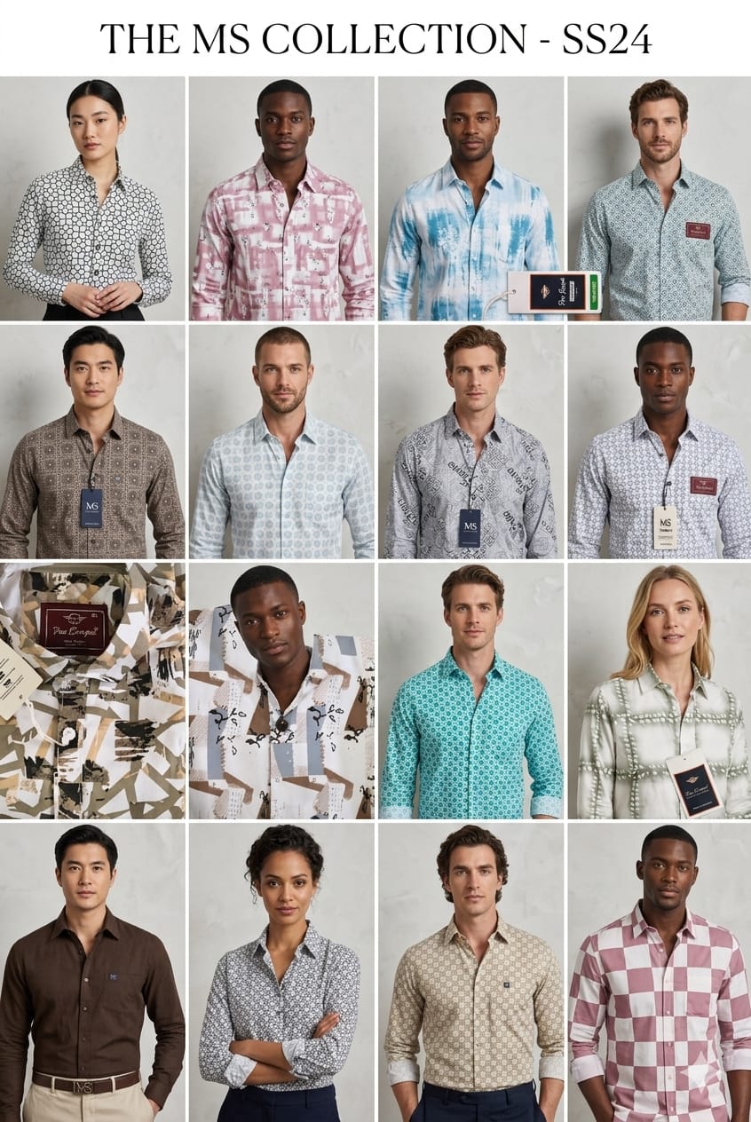 (Combo of 5) RBCasual Design Laffer Cotton Printed Shirts Rs. 1050