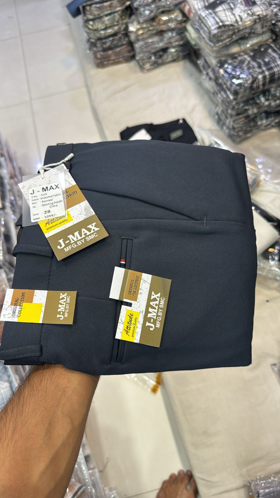 (Combo of 2) JMax-Capture Polo Fit Mixcotton Men's Regular Pant Rs. 900