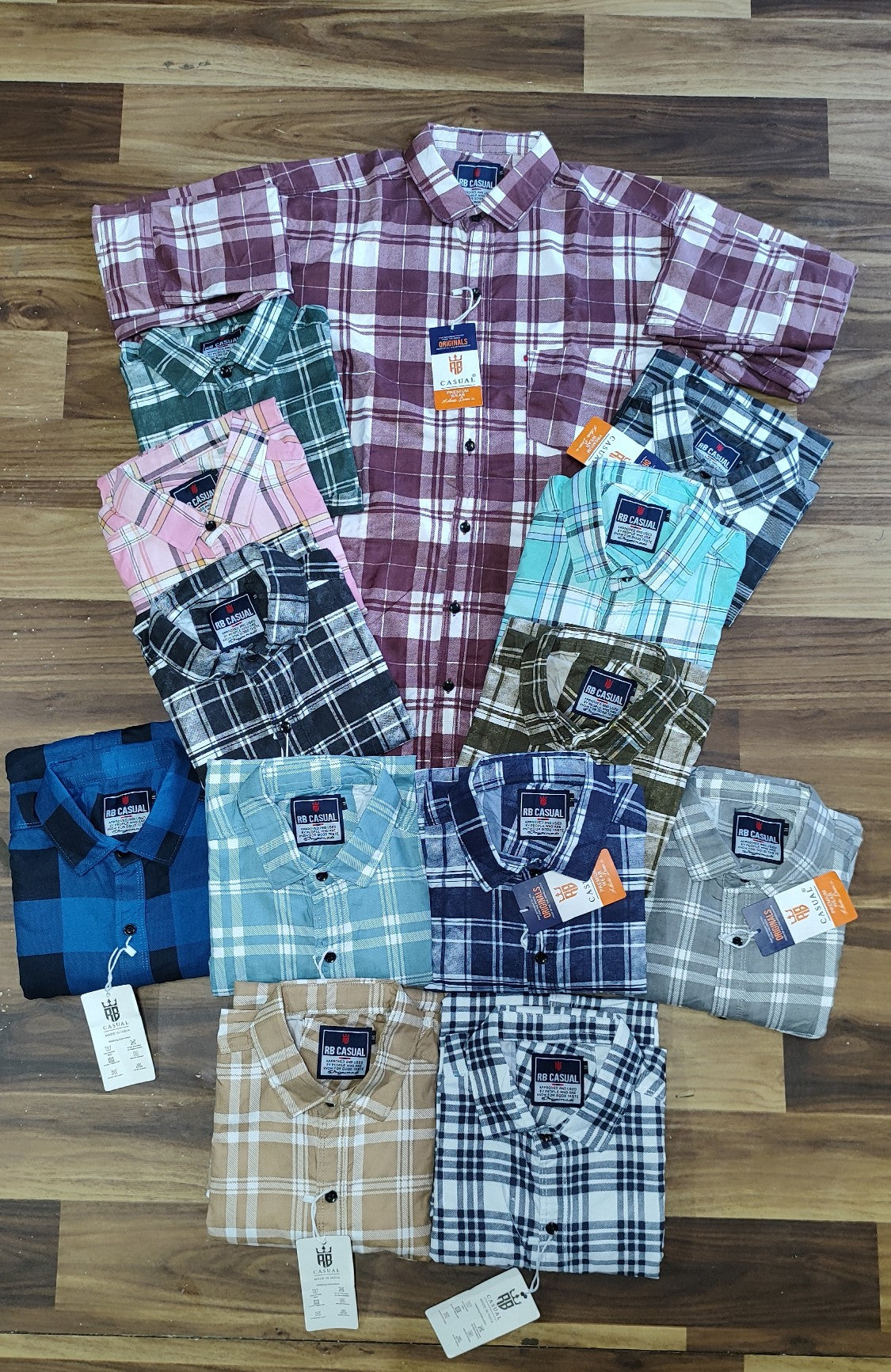 (Combo of 4) RB New Checked Shirts Rs. 999
