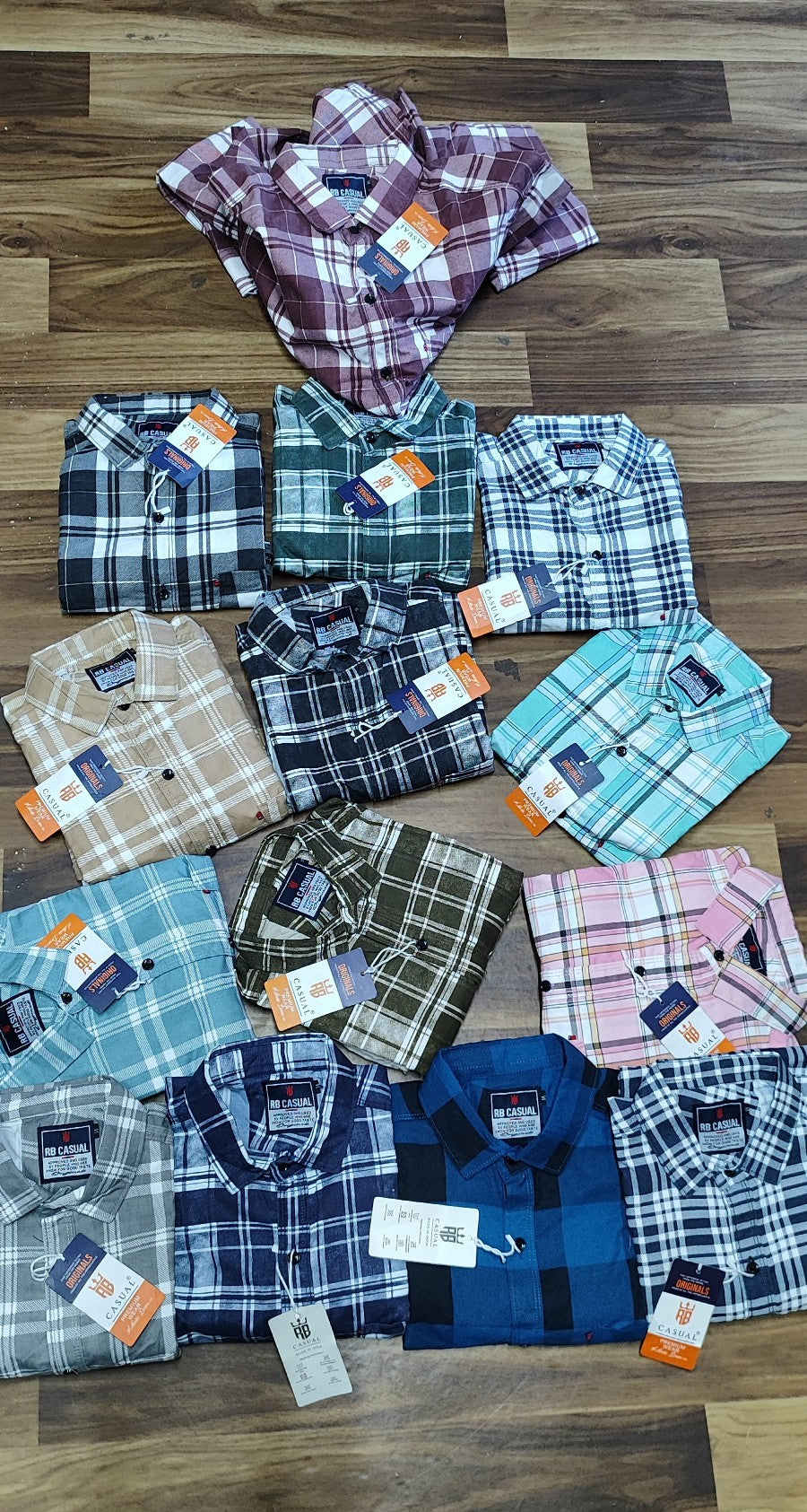 (Combo of 4) RB New Checked Shirts Rs. 999