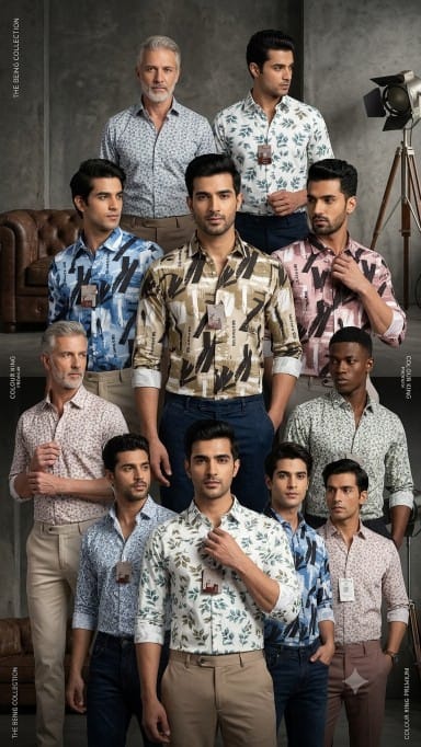 (Combo of 4)(2XL 3XL 4XL)CK Laffer Cotton Printed Shirt Rs. 1100